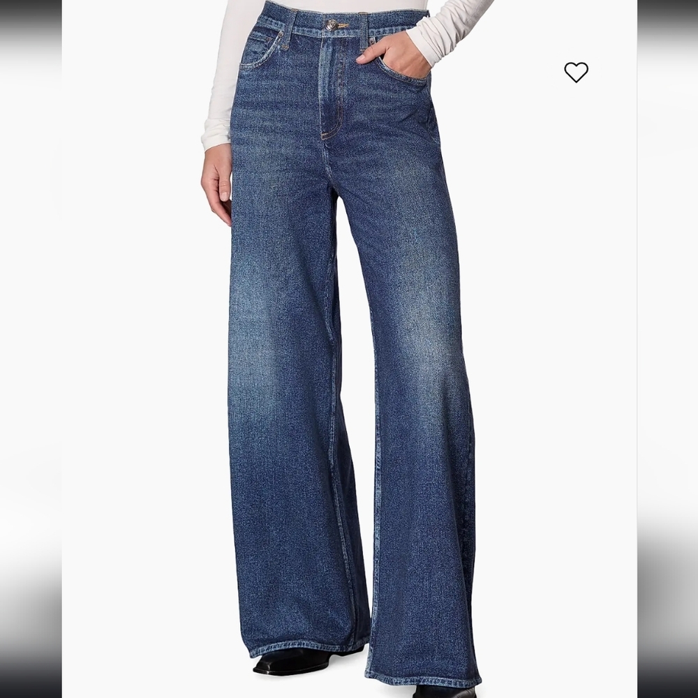 rag & bone Blue Wide Leg Pants
